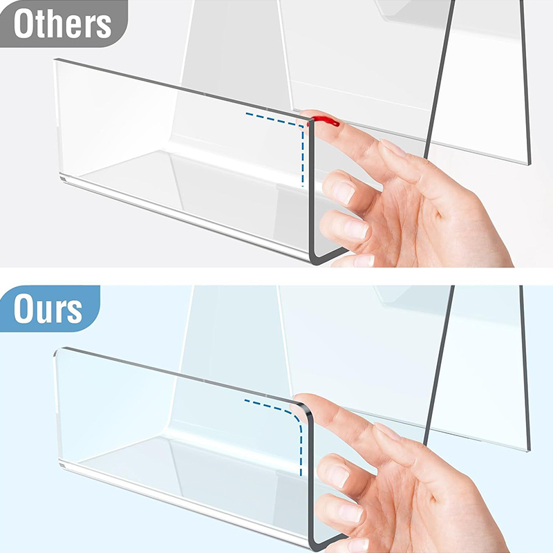 Clear Acrylic Book Stand Holder - 【M】Expositor de cómics, soporte acrílico para