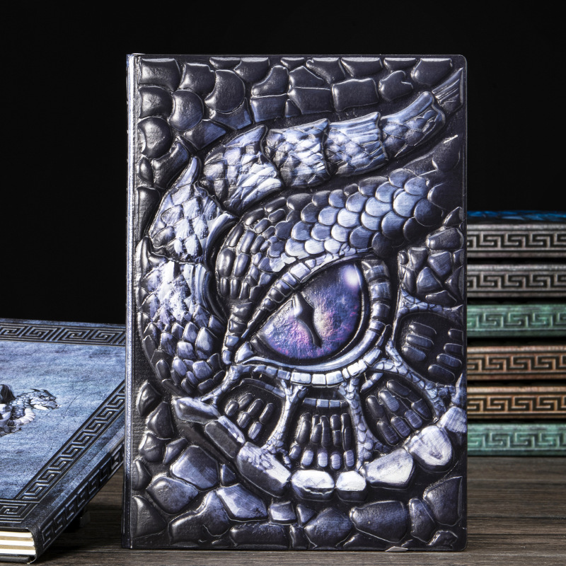 Vintage Leather Journal Notebook - Cuaderno A5 con diseño de ojo