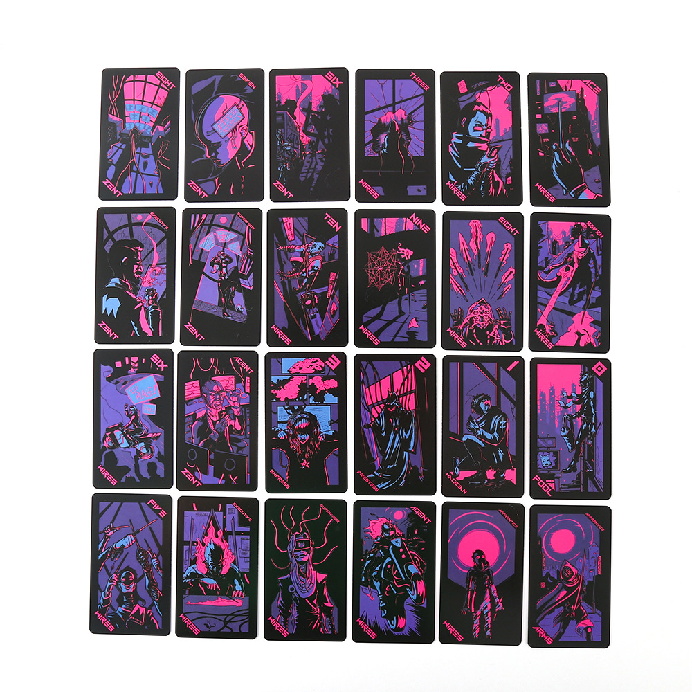 Cartas de Tarot Neon Moon con  - Tarot Deck With Guidebook reseña y precio
